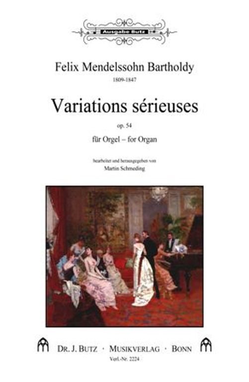 Variations Sérieuses Op.54, Bladmuziek, Romantiek, Simple - Boeijenga Music